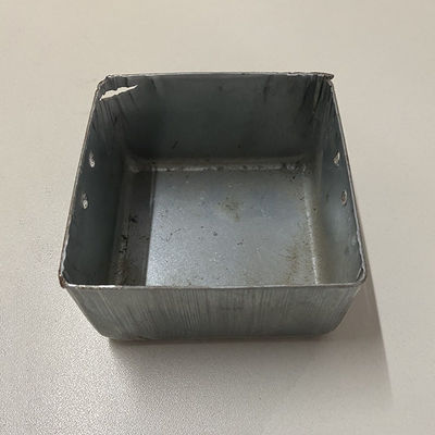 Silberner wasserdichter Roheisen-elektrischer Anschlusskasten-Metallanschlusskasten fertigte besonders an