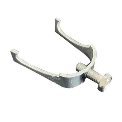 Feuchtigkeitsbeständigkeit galvanisiertes Spreize-Rohr-Klammern-Eisen-Blatt Keel Clamp